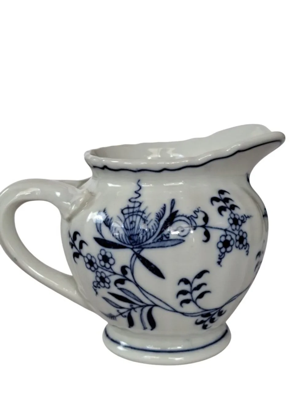 Blue Danube Blue Onion 8oz Cream Pitcher